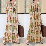 Elegant Printed Shirt Dress Women's Autumn Sundress ZANZEA Casual Long Sleeve Maxi Vestido Female Lapel Button