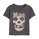 Women Gothic Clothes Tops Summer 2024 T shirts Korean Fashion y2k Grunge 2000s Vintage Aesthetic Short Sleeve Tees Streetwear-Outfit
