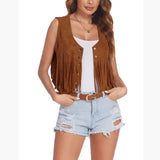 Vest Short Tuxedo Summer New Leisure Retro Open-Breast Button