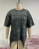 Blouse Women Wear Four Seasons Fashion Irregular Long-Sleeved T-Shirt Hot