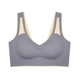 M-6XL Plus Size Bras Sports Vest Underwear Home Tops Seamless Push Up Women's Bra Sexy Splicing