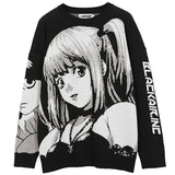 Anime Death Note Misa Cosplay Costumes Amane Imitation Sexy Tops Sweater Uniform Outfit Anime Loose Sweater