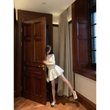 And Light Sunscreen Knitted Cardigan First Love Fluen Lace Little White Dress Two Sets Of