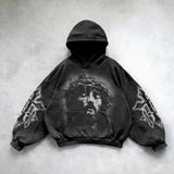 Wash Hooded Hoodie Hoodie Winter High Street Men And Women With The Same Shirt