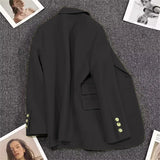 Toloer Spring And Autumn New Coffee Color Suit Coat Female A Button Casual Temperament Small Spring Suit Tide-Outfit