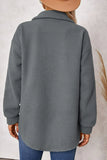 Button Down Dropped Shoulder