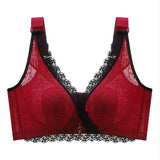 Ultra Thin Bra Plus Size Underwear Women Sexy Lingerie Full Lace Bralette Wireless Bras C D E