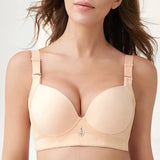 Plus Size Bra Sexy Lingerie Thick Cup Bras for Women Solid Padded Underwear Push Up Brassiere