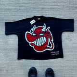Trend New High Street Boys't-Shirts Loose Printing Short-Sleeved Lovers Cartoon Characters-Outfit