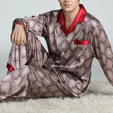 Winter Pajamas Thicken Warm Soft Flannel Pajamas Man Long-sleeved Sleepwear Couple Homme Nightwear