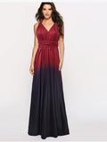 Summer Dresses Woman 2022 Fashion Cross Backless Sexy Sling Gradient Women's Long Floor Dress Evening Dresses for Women