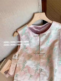 Chinese Style Printing Bandage Design Feeling Vest Women's Dress Gentle And Fashionable To Wear Sleeveless Vest-Outfit