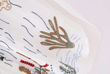 Women's New White Long Embroidery Shirt