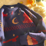 Christmas Sweater WOMEN Clothing Sweater Knitted Kawaii Clothes Coat Harajuku Cropped Jumper Pull Autumn Tops Korean