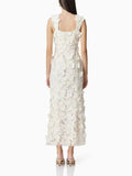 French Style Dress Women's 2025 Summer New Long Dress Elegant Three-Dimensional Flowers Loose Slings Beach