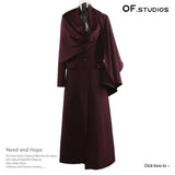 Early Spring New Long Irregular Cutting Wind Coat Women
