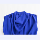 New Buckle Stitch Double Sleeveless Dress 9878077-Outfit