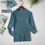 Autumn Winter Basic Turtleneck Knitting Bottoming Warm Sweaters 2021 Women's Pullovers Solid Minimalist Cheap