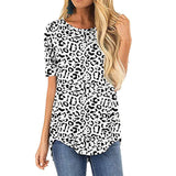 Women's Clothing 2025 Autumn And Winter Round Collar Long-Sleeved T-Shirt Solid Color Loose Top Before The Short And Rear Long Tuxedo Women's