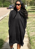 Casual Long Lseeve Loose Hoodie