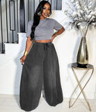 Women's Loose Jeans New Women's Street Casual Loose Waist Wide Leg