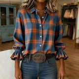 Shein Spring Autumn Temperament Solid Color Shirt Women's New