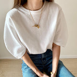 2023 New Summer T Shirt Women Elasticity Woman Clothes Oversize Tops Pink White Tshirt Loose Maxi Female Short Sleeve Tee-Outfit