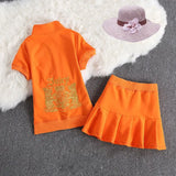 Short Sleeve Set 2 Piece Summer Casual Sport Suit Gym Clothes zipper Top Mini skirt High Waist Shorts