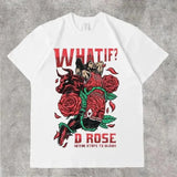 Men's T-Shirt 2024 Basketball Shirt Sports Style Short-Sleeved Cotton Print Loose T-Shirt Street Hip-Hop Blouse Short Sleeves-Outfit