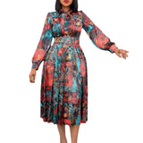 Belt 2025 Spring New Long-Sleeved High-Waisted Large-Size Banquet