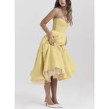 Women's New Sling V-Neck Sleeveless Dress Pony