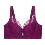 Plus Size Wireless Bras for Women Push Up Bra Sexy Underwear Lace Lingerie Femme C D E