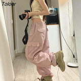 Print Streetwear Joggers Parachute Cargos Casual Loose Y2K Baggy Sweatpants Harajuku Chic Fashion