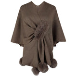 Women's Shawl Cape Coat Irregular Kintting Cloak Sweater Women Loose Pullovers Autumn Winter Oversized Warm Pancho