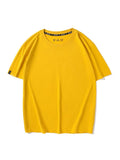 Oversized T shirt Women Cotton 220g Solid Loose O Neck Black Tops Women 2022 Tees Ladies Oversize Boyfriend Tshirt