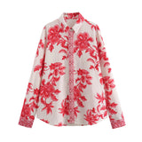 Summer Flower Printed Shirt 5029154 Skirt 5029154-Outfit
