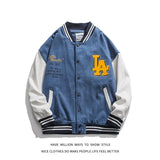 Women Baseball Jacket Men's Coat PU Leather Sleeve Harajuku Bomber Jackets Hip Hop couples loose Varsity