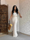 East New Women's Fashion Sling Two Sets Of Scales Designed Sweet Spicy Half-Dress Set