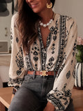 # New Women's Temperament Long Sleeve Shirt Elegant