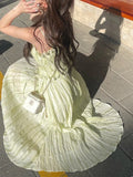Sweet Strap Evening Midi Dress for Women Elegant Party Female Fairy Beach Bodycon Dress Korean Fashion Summer 2023