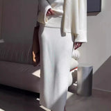 Autumn New Women's Pure Color Lazy Leisure Long-Term