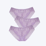 3pcs/Pack! Plus Size Women Underwear Lace Briefs Sexy Panties for Women XL- 4XL Comfort