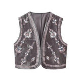 And Winter New Beaded Embroidered Velvet Vest 6895232-Outfit