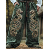 Fashion Loose-Fitting Broad Leg Trousers 3D Digital Printing Z Various Pattern