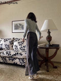 Waist Sweatpants Fashion Joggers Japanese Y2k Wide Leg Pants for Women Bandage Bow Casual Fashion Trousers Pantalon Femme-Outfit