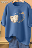 100 Cotton L-5XL Plus Size T Shirt Cartoon Print Tshirt Short Sleeve Women's Top Summer Kawaii Couple O Neck T