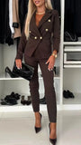 New Women's Pure Color Bred Suit Independent Fashion Leisure