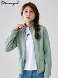 Women's Winter Fleece Coats For Women Outdoor Warm Jackets With Zipper Autumn Cardigans Velvet Winter Jacket Women