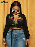 Summer Loose Graphic T Shirts Women V Neck Short Sleeve Print Tees Tops Women 2022 Black Streetwear Fashion Tops