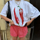 Chili Pepper Graphic Tee-Outfit